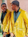 Mustard Color Velvet Tuxedo Dinner Jacket