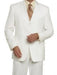 Mens Lightweight Suit - Summer Dress Suits - Off-White