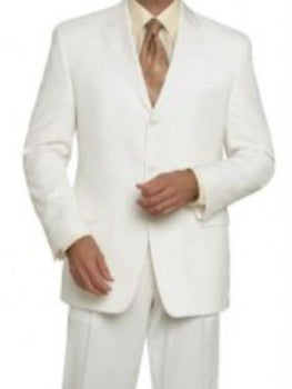 Mens Lightweight Suit - Summer Dress Suits - Off-White