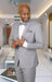 Mens Lightweight Suit - Summer Dress Suits Silver Gray