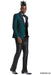 Paisley Suit - Wedding Tuxedo Suit - Prom Hunter Green Suit