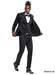 Mens Black Shiny Suit - Flashy Sateen Suit With Bowtie - Wedding Suit Slim Fit