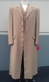 Mens Zoot Suit - Tanish Brownish Fashion Suit - Maxi Suit