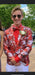 Mens Blazer - Tuxedo Dinner Jacket Red ~ White