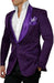 Paisley Blazer - Floral Tuxedo - Wedding Jacket - Midnight Plum