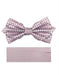 Mens Formal - Wedding Bowtie - Prom Pink Dot Bowtie