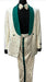 White and Ivory and Green Tuxedo Suit - Prom Suit - Prom Wedding Suit
