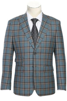 Real Suits - Business Suit By English Laundry Designer Brand - Light Gray with Bronze