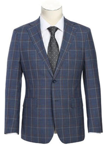 Real Suits - Business Suit By Designer Brand - Light Steel Blue