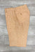 Linen Flat Front Pants Camel