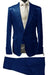 Rossiman Suit - Sateen Suit - Royal Blue Shiny Suit