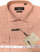 Mens Long Sleeve 100% Cotton Shirt - Light Texture - Copper