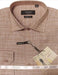Mens Long Sleeve 100% Cotton Shirt - Light Texture - Tan
