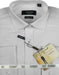 Mens Long Sleeve 100% Cotton Shirt - French Cuff - Grey