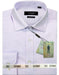Mens Long Sleeve 100% Cotton Shirt - Pin Dot - Lavender