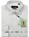 Mens Long Sleeve 100% Cotton Shirt - Pin Dot - Off-White