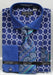 Polka Dot Dress Shirt - Blue