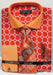 Polka Dot Dress Shirt - Orange