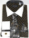 Polka Dot Dress Shirt - Bk Taupe