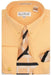 Peach Pin Collar Dress Shirt With Collar Bar