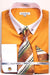 Yellow ~ White Pin Collar Dress Shirt With Collar Bar