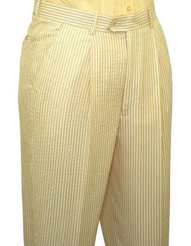 Big And Tall Seersucker Pants For Men - Black