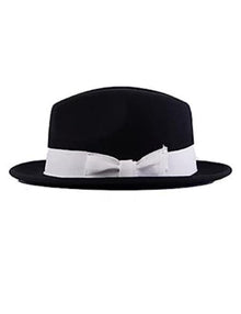 Mens Hat Black ~ White