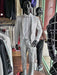 Mens One Button Shawl Lapel Gray Suit