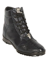 Los Altos Ostrich Leg High Top Sneakers Navy