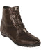 Los Altos Ostrich Leg High Top Sneakers Brown