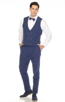 Blue Seersucker Pants