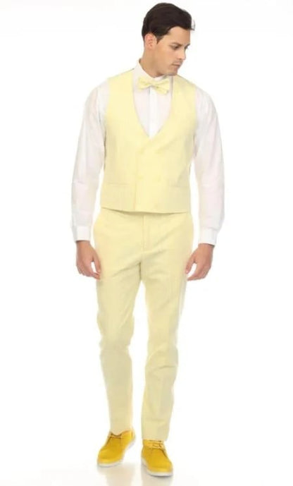Men's Purple Lavender Seersucker Sear sucker suit dress pants - Image 8