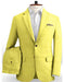 Safari Yellow Big and Tall Linen Suit