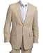 Beige and Natural Big and Tall Linen Suit