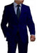 Navy Blue Big and Tall Linen Suit