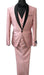 Retro Paris Pink 3-Piece Slim Fit Suit