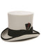 Top Hat - Grey with Black