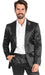 Sateen Suit - Shiny Suit - Black Sharkskin Suit