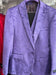 Mens Prom Tuxedo Paisley Suit - Wedding Floral Suit- Lavender - Light Lavender Wedding Jacket + Vest + Pants