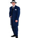 Mens Gangster Zoot Suit Costume - Blue