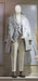 Mens Six Button Peak Lapel Suit Light Grey