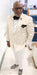 Ivory Paisley Blazer - Off White Ivory Dinner Jacket + Bowtie