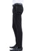 Black Tuxedo Pants - Sateen Stripe Dress Pants