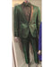 Shiny Emerald Green Tuxedo - Flashy Metallic Fabric Suit