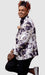 White and Purple Blazer - Paisley Sport Coat - Floral Prom Tuxedo - 100% Percent Wool Fabric Suit - Worsted Wool Business Suit