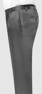Mens Satin Pants Gray