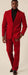Mens Velvet Suit - Red Suit