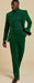 Mens Velvet Suit - Green Suit