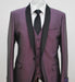 Purple Tuxedos - Wedding Tuxedo - Prom Suit