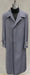 Mens Full Length 53 inch Long Top Coat - Single Breasted - Microfiber Fabric Charcoal
